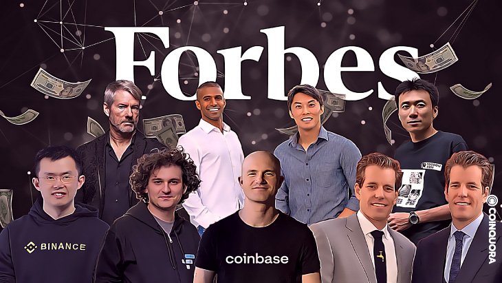 Những tỷ phú Crypto giàu nhất theo xếp hạng của Forbes