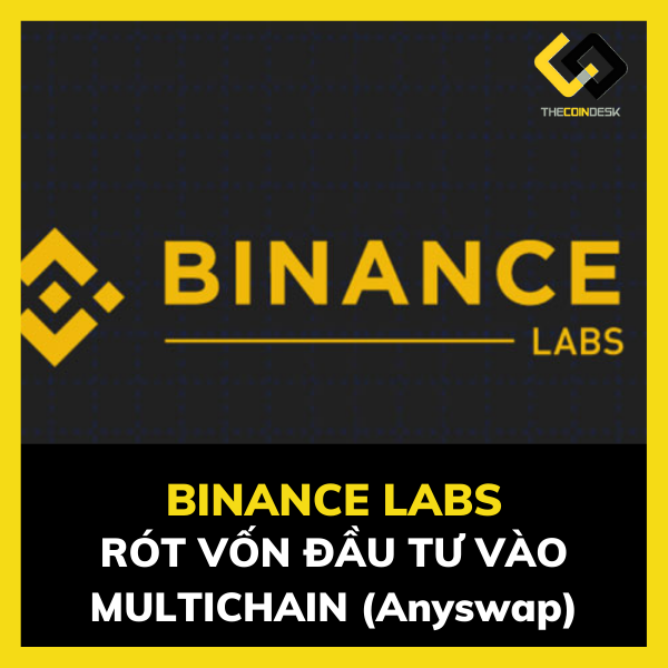 Binance Labs rót vốn đầu tư vào Multichain (Anyswap)